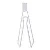 Toilet Paper Holder - Easy Install Wall Mount Bathroom Tissue Roll Hanger with Painted Finish Space Saving No-Drill Design
