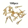 100 Mini DIY Metal Screws, Suitable for Walls, Wood, Pendant Tools, Accessories, Home Furnishings