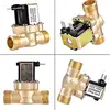 G1/2'' Brass electric solenoid valve N/C 12v 24v 220v G3/4'' Water Air Inlet Flow Switch for solar water heater valve