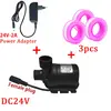 Ultra-quiet 800L/H 5M DC 12V 24V Home Portable Brushless Motor Submersible Water Pump for Cooling System Fountains Heater Mini