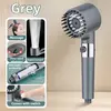Shower Head with Filter High Pressure Shower Knobs Showers Head One-Key Stop Water Massage Shower System Bathroom Accessories