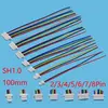 5/10Pcs SH 1.0 JST SH1.0 2/3/4/5/6/7/8 Pin Female Plug Wire Terminal Cable Connector Single Head Electronic Line 28AWG 10cm