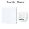 QX-305 Self-powered Required Light Switch 10A 110V-240V 1 Gang Kinetic Switch Wireless Remote Control Switch
