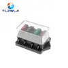 4/6/8/12 Way Car Fuse Box Car Fuse Holder Car Truck Auto Blade Fuse Box with 4/6/8/12 Fuses for 12V 24V ATO Standard Circuit