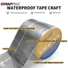 Butyl Waterproof Tape Super Sticky Aluminum Foil Sticker High Temperature Resistance Roof Pipe Stop Leak Crack Duct Repair Tape