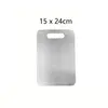 Titanium Cutting Stainless Boards for Kitchen Board 316 Steel Thickened Double Sided Food Grade Portable Fruit Meat Chopping