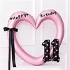 Hollow Out Love Heart Balloon Birthday Party Decoration Cute Love Ballons Baby Shower Wedding Party Gifts Party Balloon Ornament