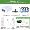 Automatic Plant Flower Watering Pump Home Sprinkler Drip Irrigation Device 2/4/8/16 Heads Pump Timer System Kit Garden Tool