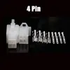 10Sets 2.8mm Automotive Electrical Connector Kit 2/3/4/6/9 Pin Waterproof Male Female Terminals for Car Motorcycle Wiring