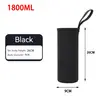 750ML/1000ML/1500ML Mug Bottle Cup Case Bag For Water Bottle Cover Bag Black Bottle Carrier Insulated Bag Sports Bottles Covers