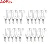 5/10/20Pcs Long Tail Clip Stainless Steel Photo Clip Clothespins Towel Organizer Holder Rack Hooks Clothes Pegs Laundry Storage