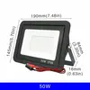 DC12V Led Flood Light 20W 30W 50W 100W Outdoor Floodlight Spotlight IP66 Waterproof Light Reflector Portable 12 Volt Led Lights