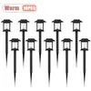 Outdoor Solar LED Ground Stake Light Lawn Lamp for Garden Villa Courtyard Park Landscape Yard Atmosphere Lighting