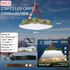 MOSLIGHTING13500maH LED Charging Camping Light With Magnet Portable Torch Fashion Tent Lamp Work Maintenance Emergency Lighting