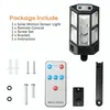 Powerful LED Solar Outdoor Led Courtyard Wall Lamp Rechargeable Human Body Induction Garden Terrace Garage Door Street Lighting