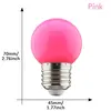 20pcs Colour LED Bulb E27 220V G45 7 Color RGB Lampada LED Lamp SMD3528 Holiday Christmas Lamparas LED Light Bulb Fashlight