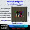 P3.91 series Circuit Paper，Double-sided solder pads, fully covered with large holes ,Used for repairing damaged PCB pads