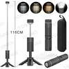 Outdoor Camping LED Telescopic Flashlight with Tripod Nuts Multifunctional Rechargeable Retractable Torch Light Table Lamp