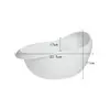 Rice Sieve Plastic Colander Kitchen Drain Basket with Handles Rice Bowl Strainer Basket Sink Drain Kitchen Tools