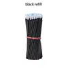 30/50/100Pcs/Lot 0.5mm Gel Pen Erasable Pen Refill Rod Set  Blue Black Ink Shool Washable Handle Writing Stationery Supplies