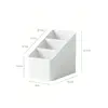 Dormitory living room desktop storage box plastic office cosmetics finishing box remote multi-function finishing storage box bat