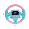 Eletric Steering Wheel Toy with Light Sound for Baby Kids Educational Portable Simulated Driving Steering Wheel Vocal ToysToys