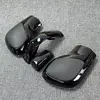 4PCS Chrome Matt With Leather Shift Knob Gear Side Cover DSG Emblem For VW Golf 6 7 R GTI Passat B7 B8 CC R20 Jetta MK6 GLI