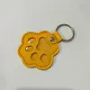 Dog Hair Collector Keychain Leather Pet Memorial Keepsake for Dogs and Cats, Fur Storage Pendant Charm Gift Keychain