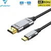 USB C to HDMI Cable 8K@60Hz 4K@120Hz Type C to HDMI-Compatible HDTV Cable for TV Converter MacBook Air iPad USB-C HDMI Adapter