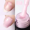 BORN PRETTY 15ml Milky Pink Rubber Base Gel Nail Polish Glitter Semi-Permanent Varnish Soak Off Self Leveling UV LED Polish