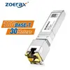 ZoeRax 10/2.5/1.25G SFP+ to RJ45 Copper Module Ethernet Transceiver Module Compatible with Cisco/Mikrotik Ethernet Switch
