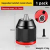Metal Keyless Drill Chuck,0.8~10mm,1.5~13mm,3-Jaw Ratchet Self-Lock Chuck,For Electric Hand Drill,Cordless Drill&Lithium Drill