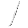 Stainless Multifuctional Steel Elbow Tweezers Aquarium Clip Long Tongs Non-slip Tweezers Forceps Pet Feeding Tools