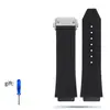 Watchband for HUBLOT BIG BANG Silicone 26*19mm Waterproof Men's Watch Strap Chain Watch Accessories Rubber Bracelet Wristband