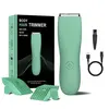 Men's Electric Groin & Body Shaver - Waterproof Dual Head Trimmer Kit w/ LED Light & Foil Blades