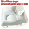 Front Load Washing Machine Drain Pan, Universal Leak-Proof Water Catch Drain Tray, Easy Installation for Basements Apartments