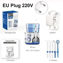 Oral Irrigator Dental Water Flosser for Teeth High Pressure Electric Dental Irrigator Water Flosser Mouth Washing Machine 800ML