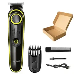 Hair Clipper Kemei KM-696 Multifunctional Trimmer for Men Electric Shaver for Men's Razor Nose 5 in 1 Professional Trimmer