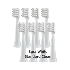For XIAOMI MIJIA T100 Replacement Brush Heads Sonic Electric Toothbrush Vacuum DuPont Soft Bristle Suitable Nozzles