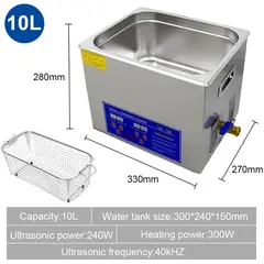 Ultrasonic Cleaner 2L 3L 6L 10L Ultrasound Bath for Glasses Jewelry Lens Board Cleaner Ultrasonic Washing Machine Dishwasher