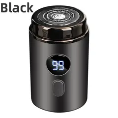 Men Electric Mini Shaver Rechargeable Type-c Charging Car Portable Led Digital Display Wet & Dry Shaver Men Women Home Razor