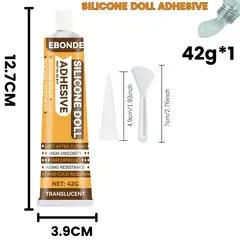 Strong Adhesive Glue for Silicone, Plastic, Metal, Glass - Repair Silicone Dolls, Prosthesis, Fake Skin, Toys and More