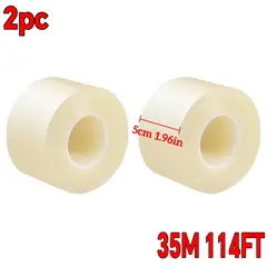 Window Insulation for Winter Weather Sealing Tape Residue Free Clear Window Draft Isolation Sealing Film Tape for Doors Windows