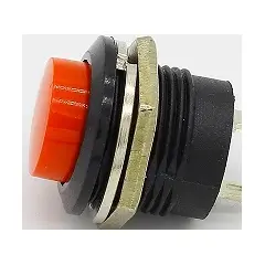 18pcs 6A/125V AC 3A/250V AC 16MM Self Resetting Momentary Button Switch