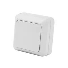 White Power Sockets EU Standard Wall Mounted Plugs Socket With Ground Flame Retardant Paint Plastic Classic Electrical Outlets
