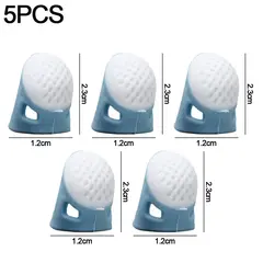 Silicone Thimbles Finger Tips Protector Anti-Slip Finger Covers Hand Cross-stitch Sewing DIY Tools Household Sewing Accessories
