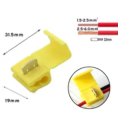 Scotch Lock Wire Connector 10/20/30PCS Without Breaking Cable Insulated Line AWG 22-10 Crimp Quick Splice Electrical Terminals