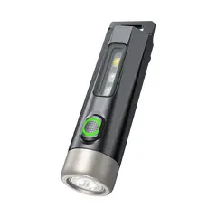PHILIPS 2025 NEW SFL1121  EDC Flashlight LED Rechargeable Mini EDC Keychain Flashlights Camping Lamp For Hiking Self Defense