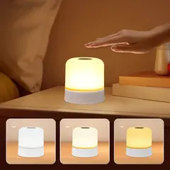 GGbingo Premium Rechargeable LED Night Light Remote Control Touch Switch RGB Dimmable Portable Reading Lamp Bedroom