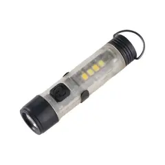 Gopeak Pocket Mini Flashlight Outdoor Key Clip Cap Ambient Led Long Endurance Disaster Relief Emergency 5050 Small Light
